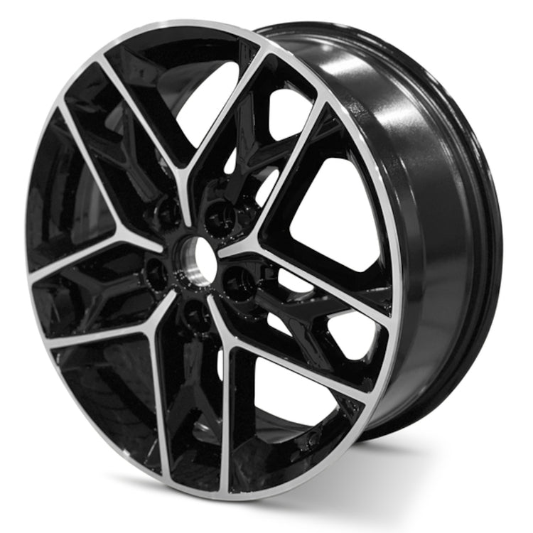 Road Ready RRW-74788 Black Machined Wheel