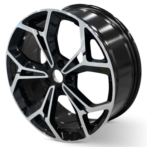 Road Ready RRW-74809 Black Machined Wheel