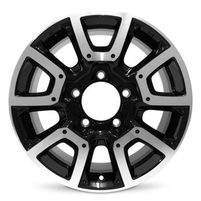 Road Ready RRW-75157B Black Machined Wheel