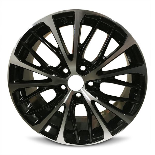 Road Ready RRW-75221B Black Machined Wheel