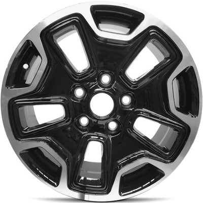 Road Ready RRW-9118A Black Machined Wheel