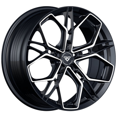 Rock Forged FF11 Black Machined Wheel