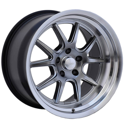 Rocket Racing Attack Gunmetal Machined Wheel