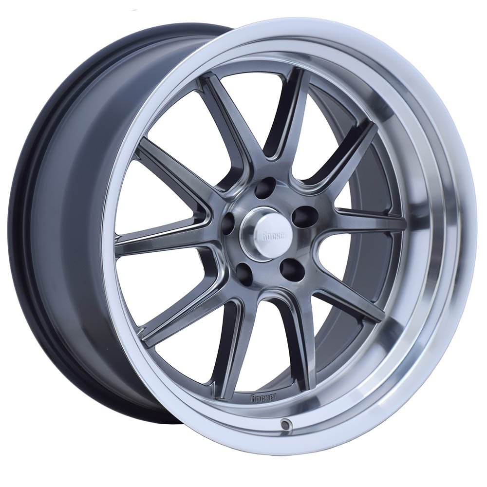 Rocket Racing Attack Gunmetal Machined Wheel