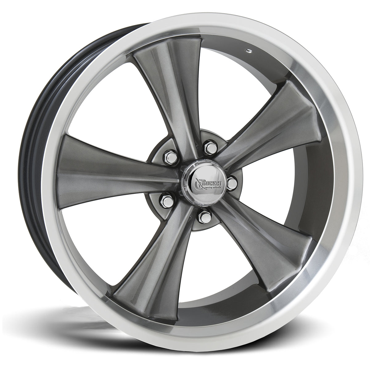Rocket Racing Booster Gunmetal Machined Wheel
