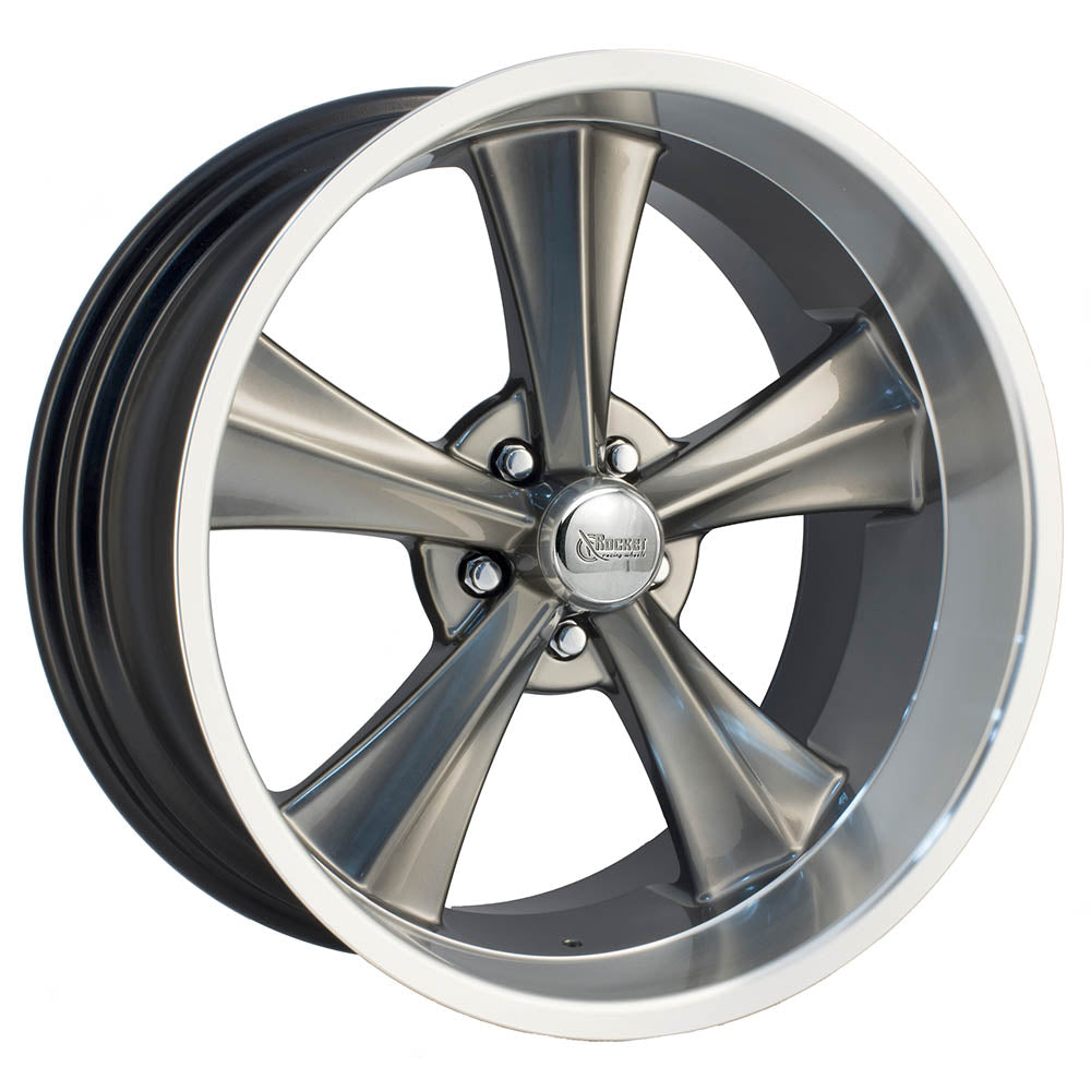 Rocket Racing Booster Gunmetal Machined Wheel