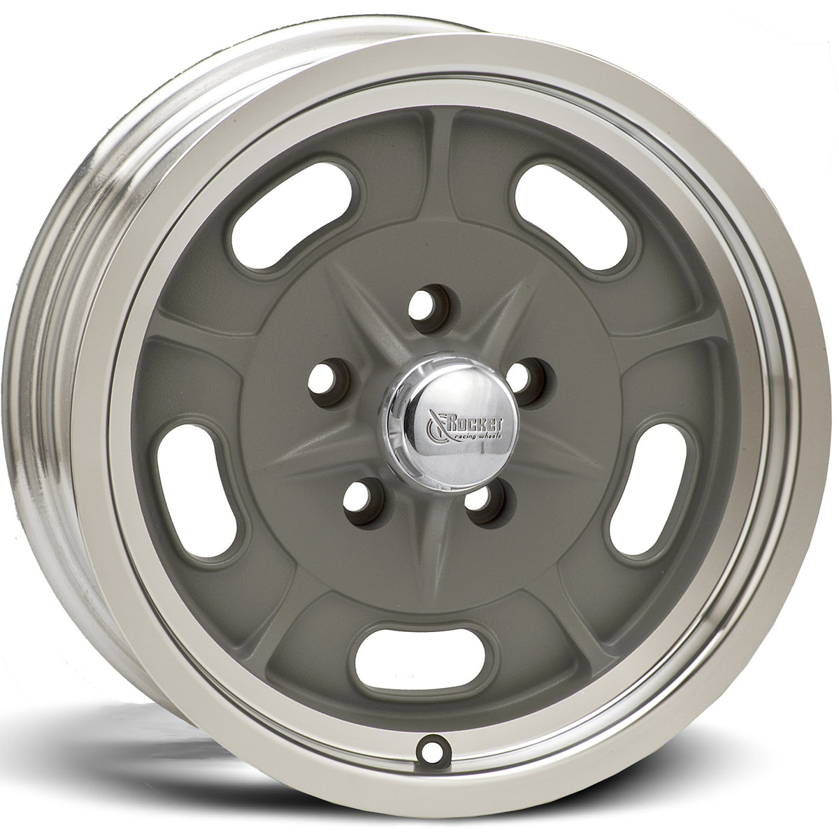 Rocket Racing Igniter Gray Machined Wheel