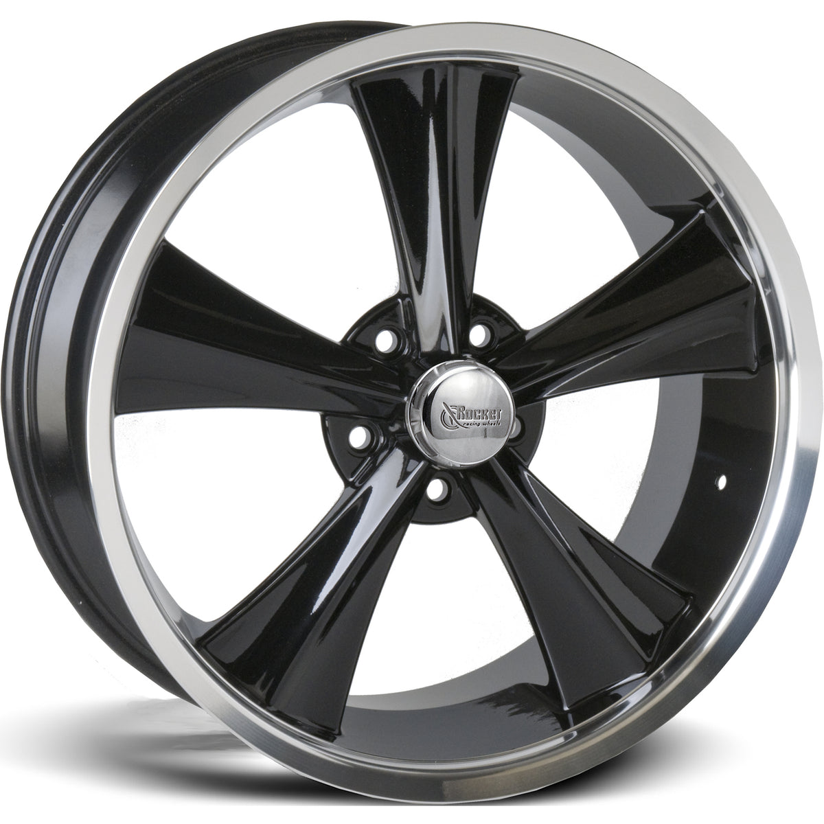 Rocket Racing Modern Muscle Booster Black Machined Wheel