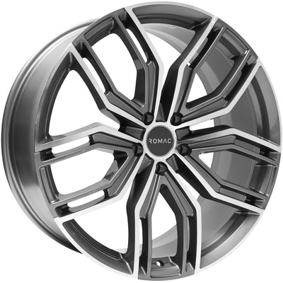 Romac Catalina Gray Machined Wheel