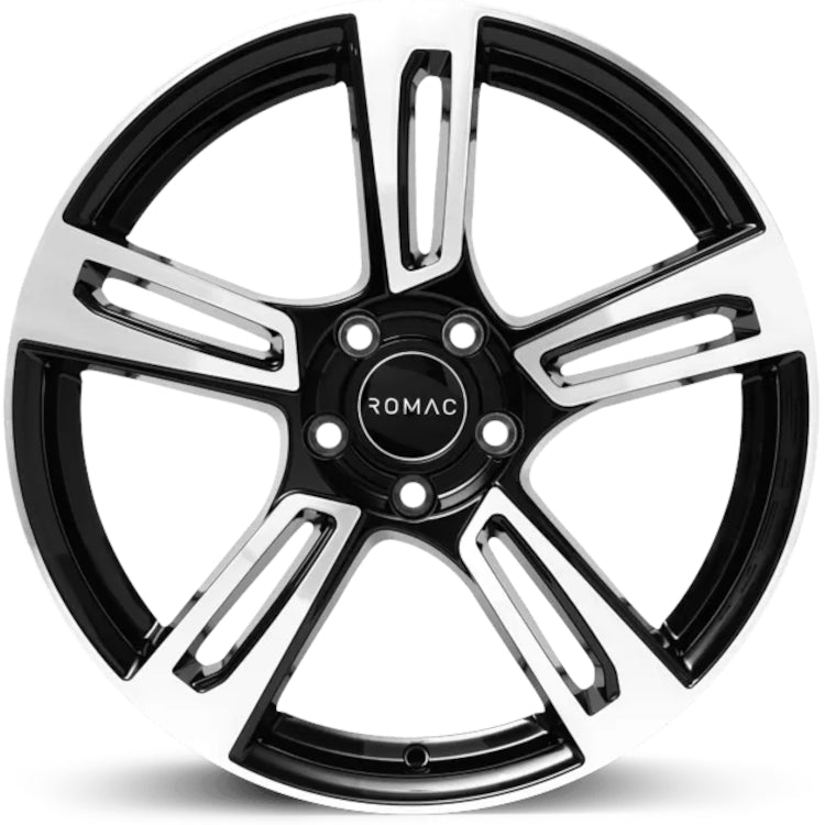 Romac Edge Black Machined Wheel