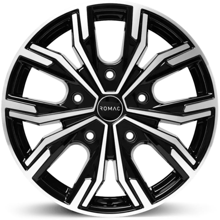 Romac Torque Black Machined Wheel