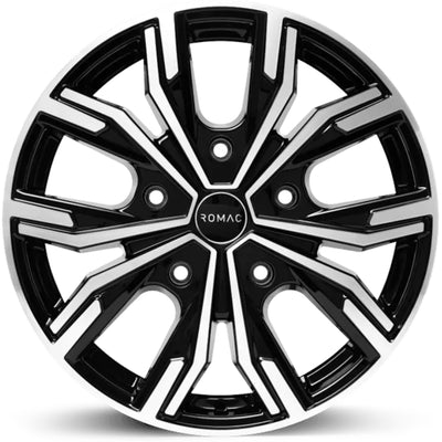 Romac Torque Black Machined Wheel