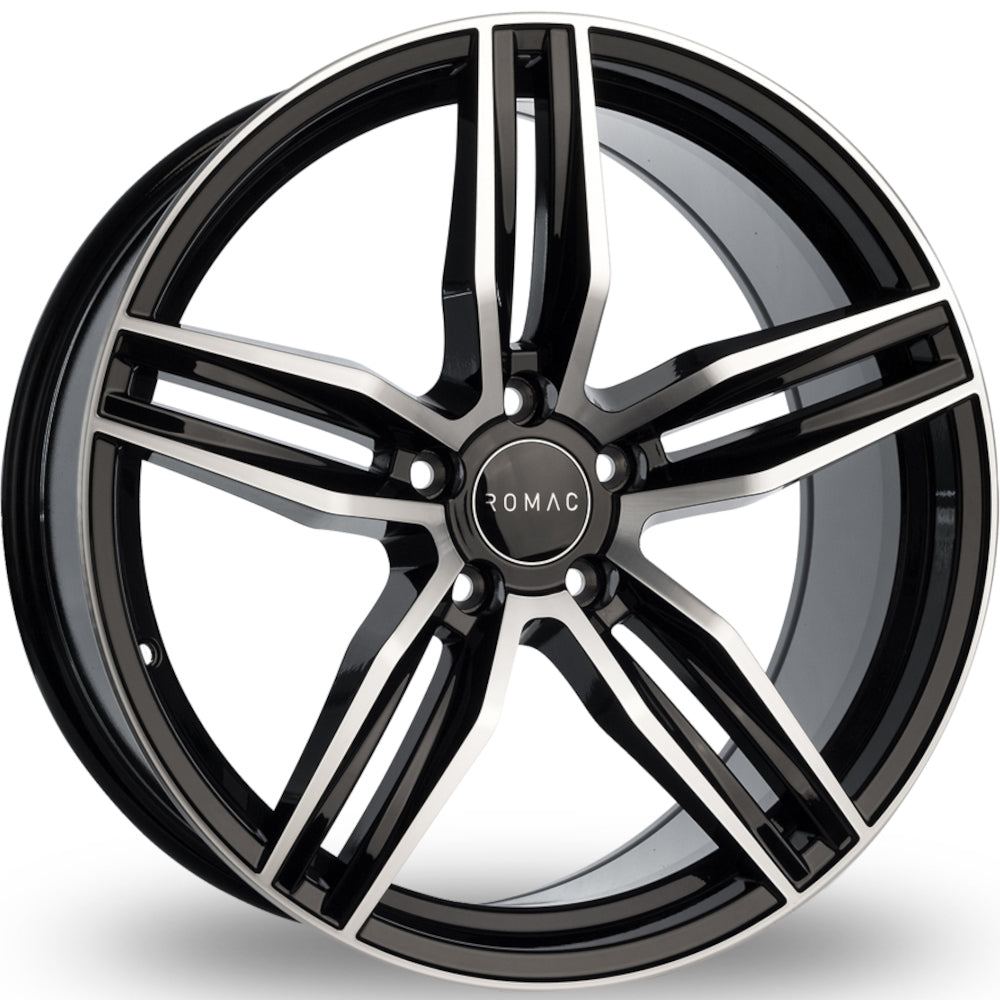 Romac Venom Black Machined Wheel