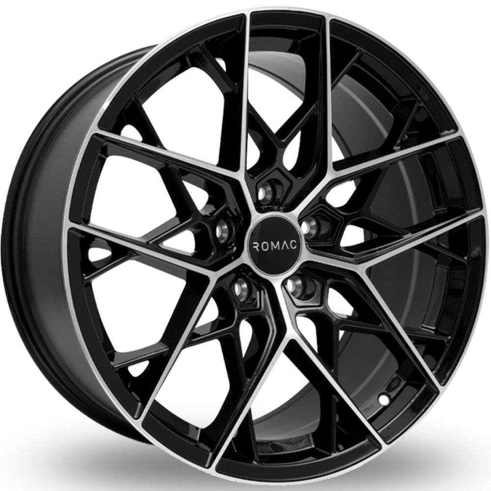 Romac Vortex Black Machined Wheel
