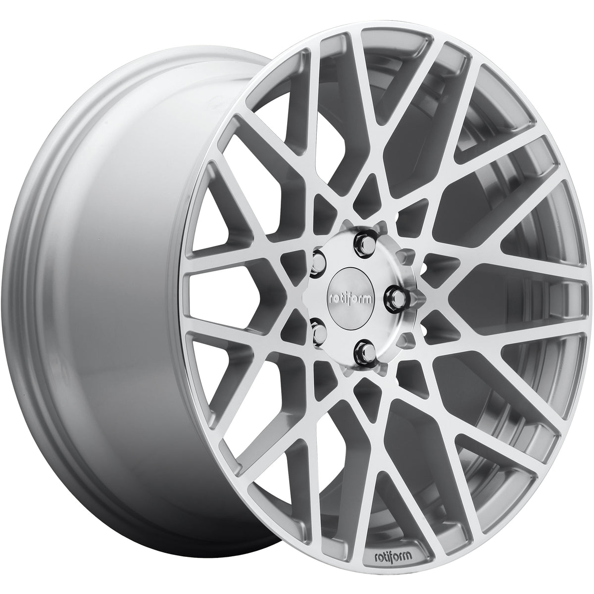Rotiform BLQ Silver Machined Wheel