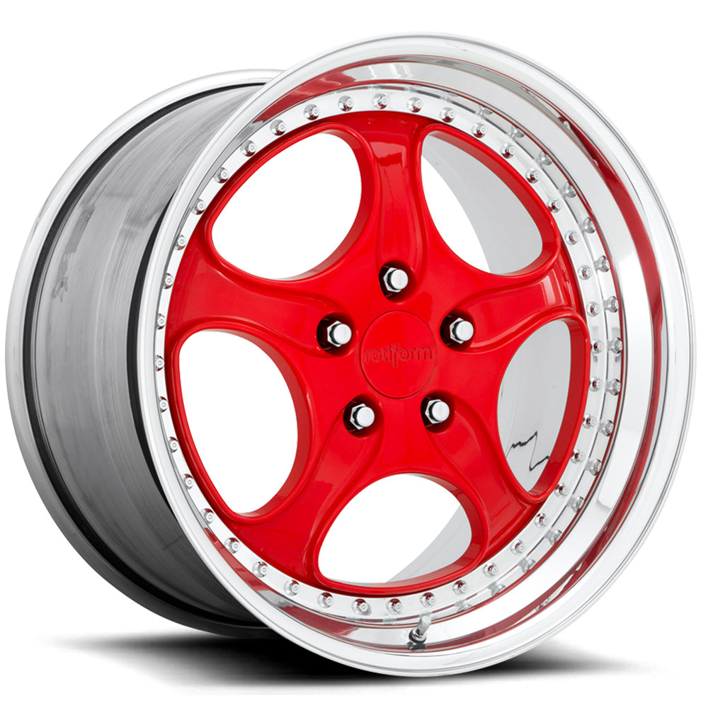Rotiform Forged KLU Red Polished Wheel