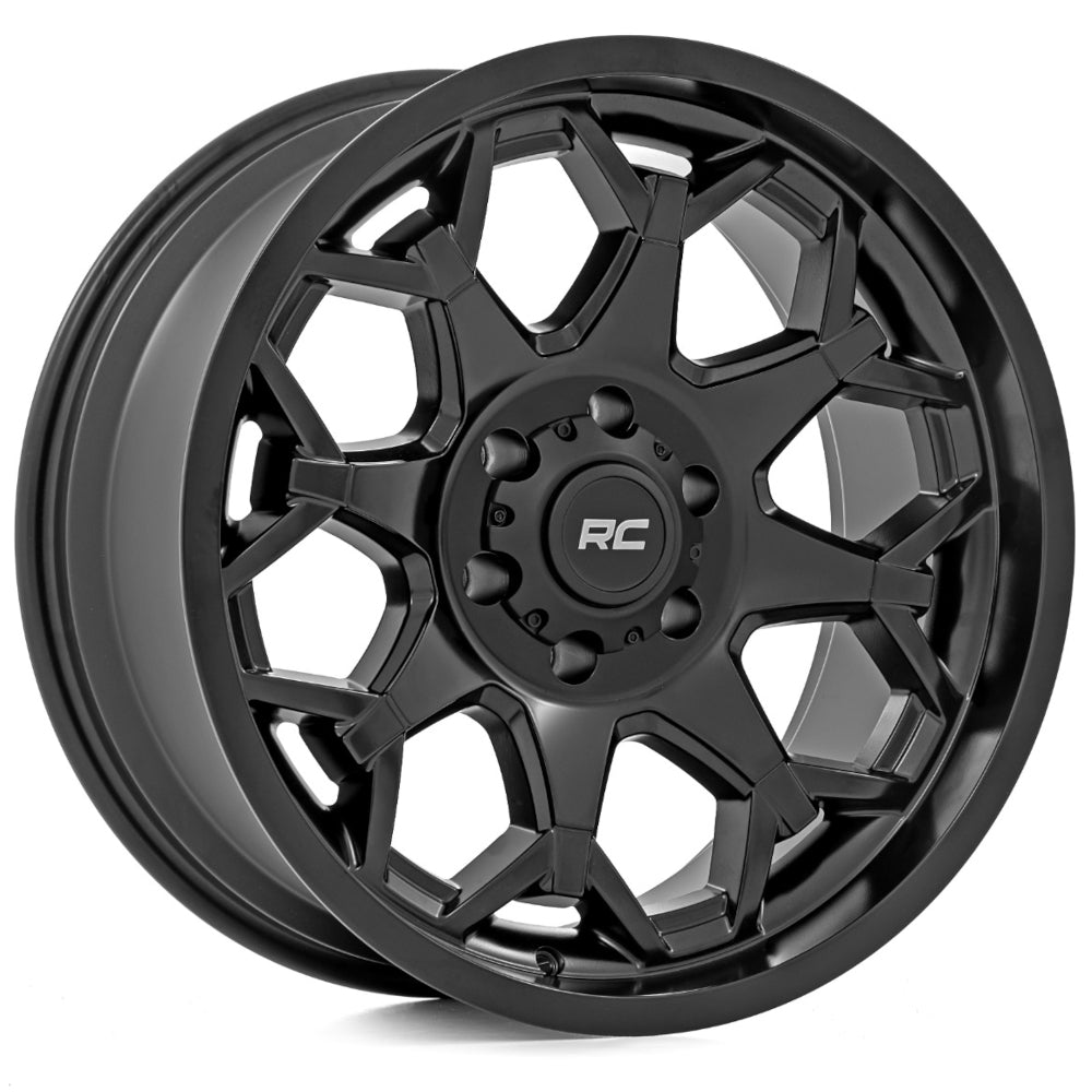 Rough Country 80 Series Semi Gloss Black Wheel