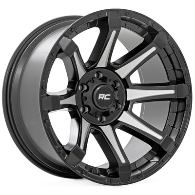 Rough Country 81 Series Black Machined Wheel
