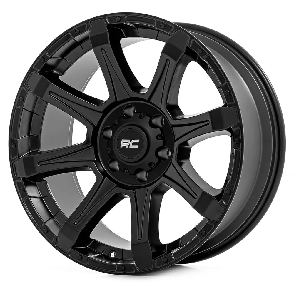 Rough Country 81 Series Semi Gloss Black Wheel