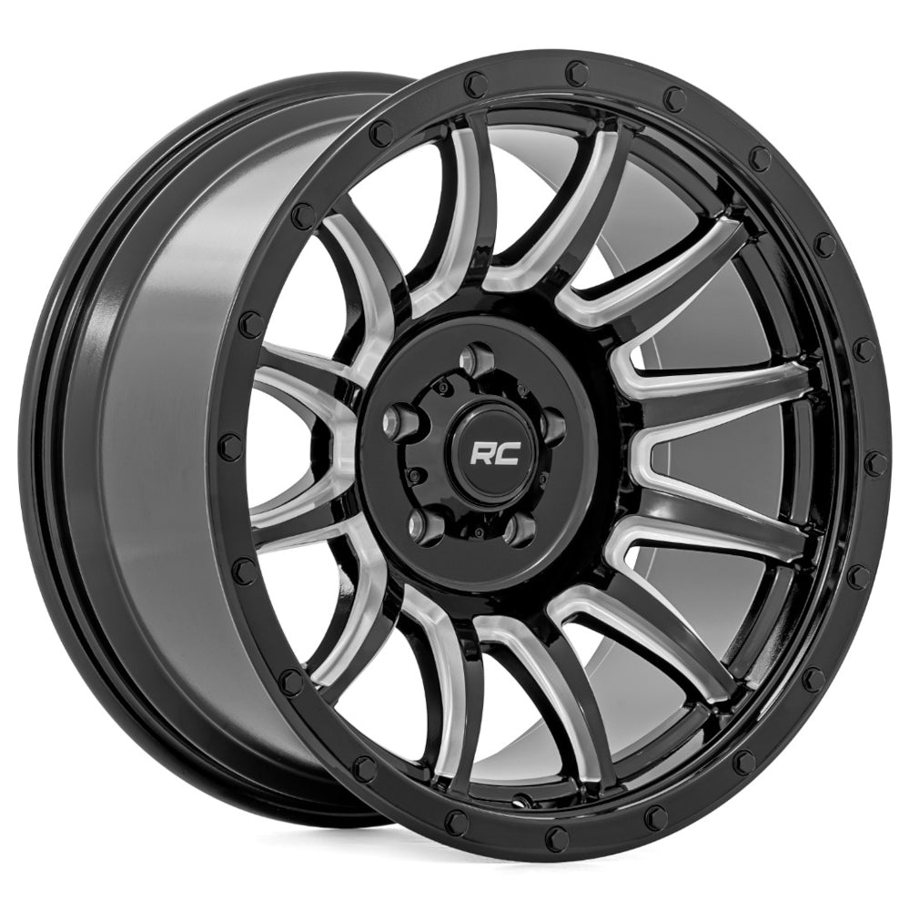 Rough Country 90 Series Black Milled Wheel