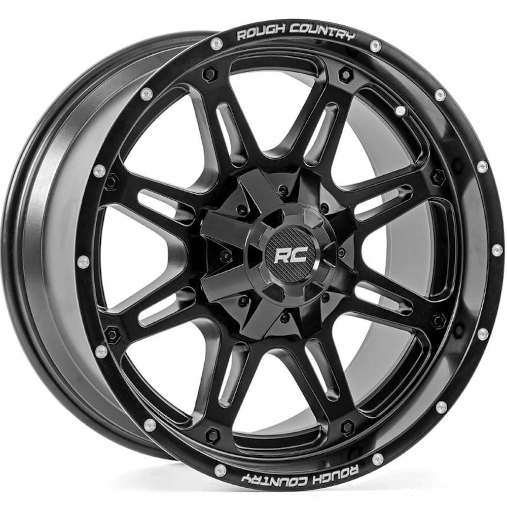 Rough Country 94 Series Matte Black Wheel