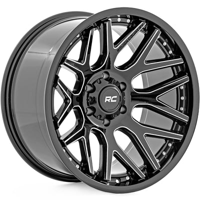 Rough Country 95 Series Black Milled Wheel