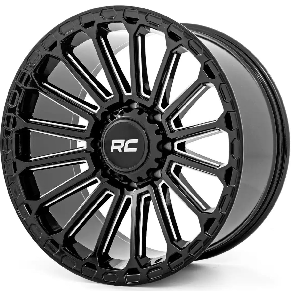 Rough Country 97 Series Black Milled Wheel