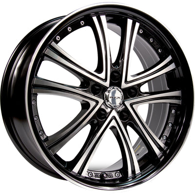 RTX Allure Black Machined Wheel