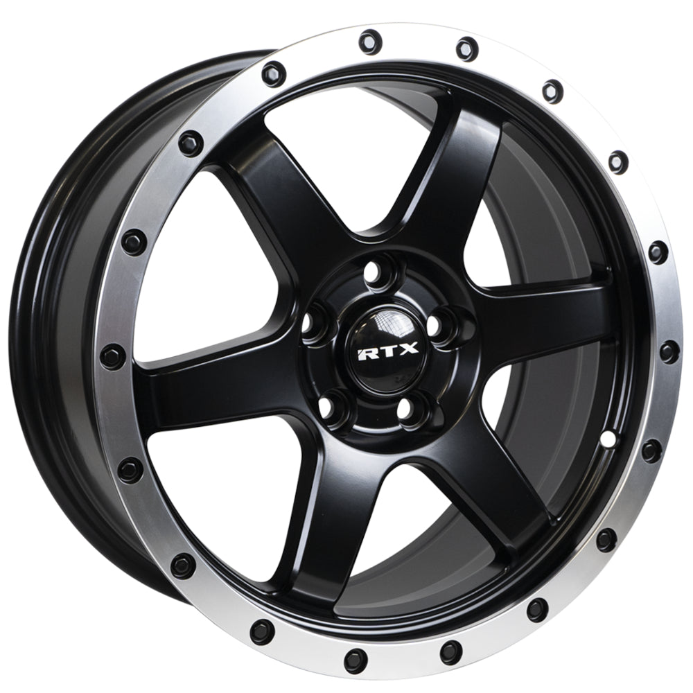 RTX Dakar Black Machined Wheel