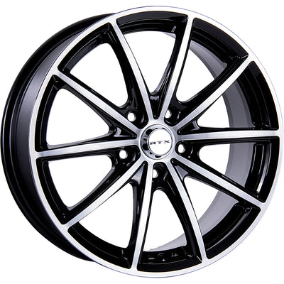 RTX Forza Black Machined Wheel