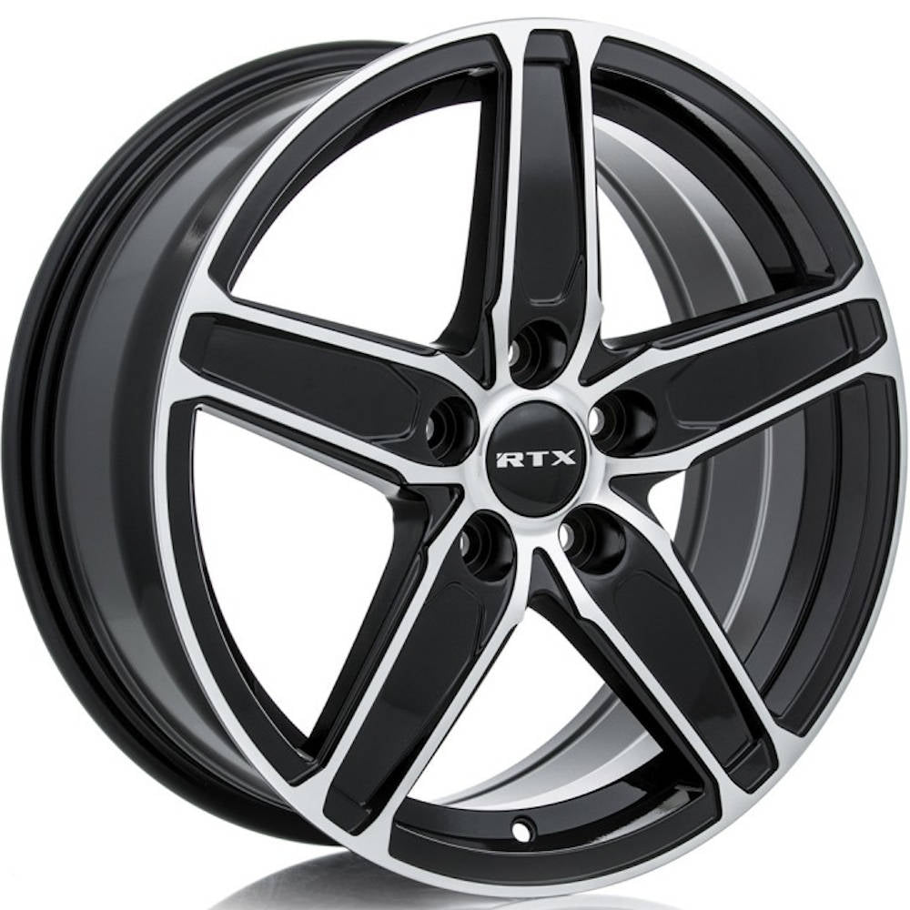RTX Frost Black Machined Wheel