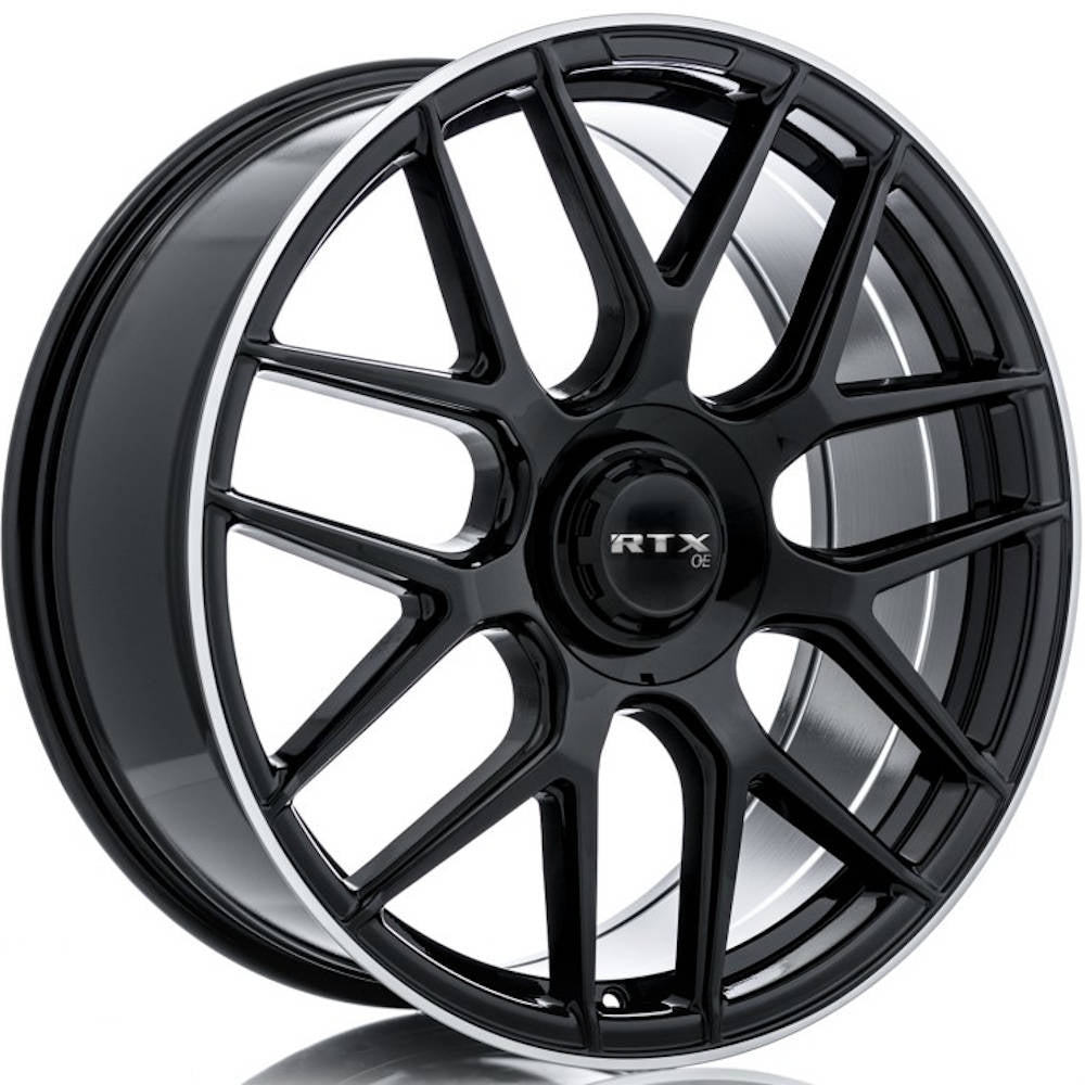 RTX OE Replica Leonburg Black Machined Wheel