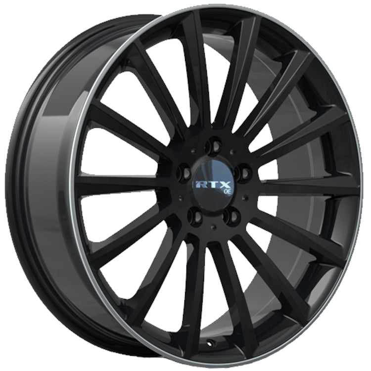 RTX OE Replica MB-02 Black Machined Wheel