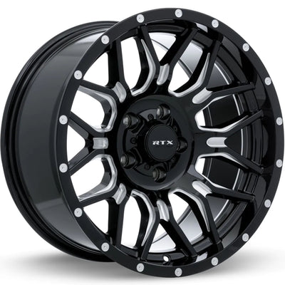 RTX Offroad Claw Black Milled Wheel