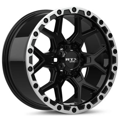 RTX Offroad Storm Black Machined Wheel
