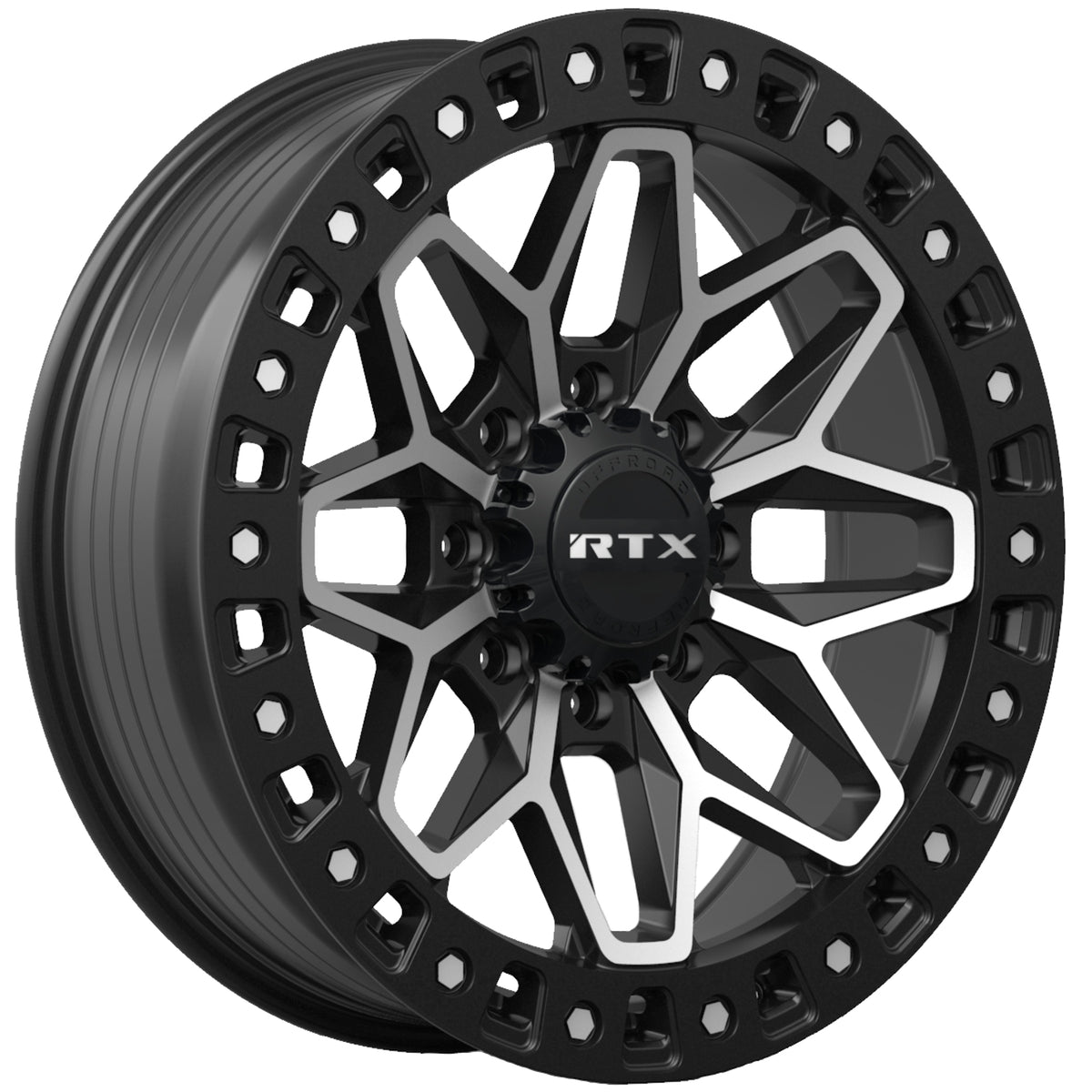 RTX Offroad Zion Black Machined Wheel