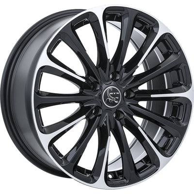 RTX Poison Black Machined Wheel