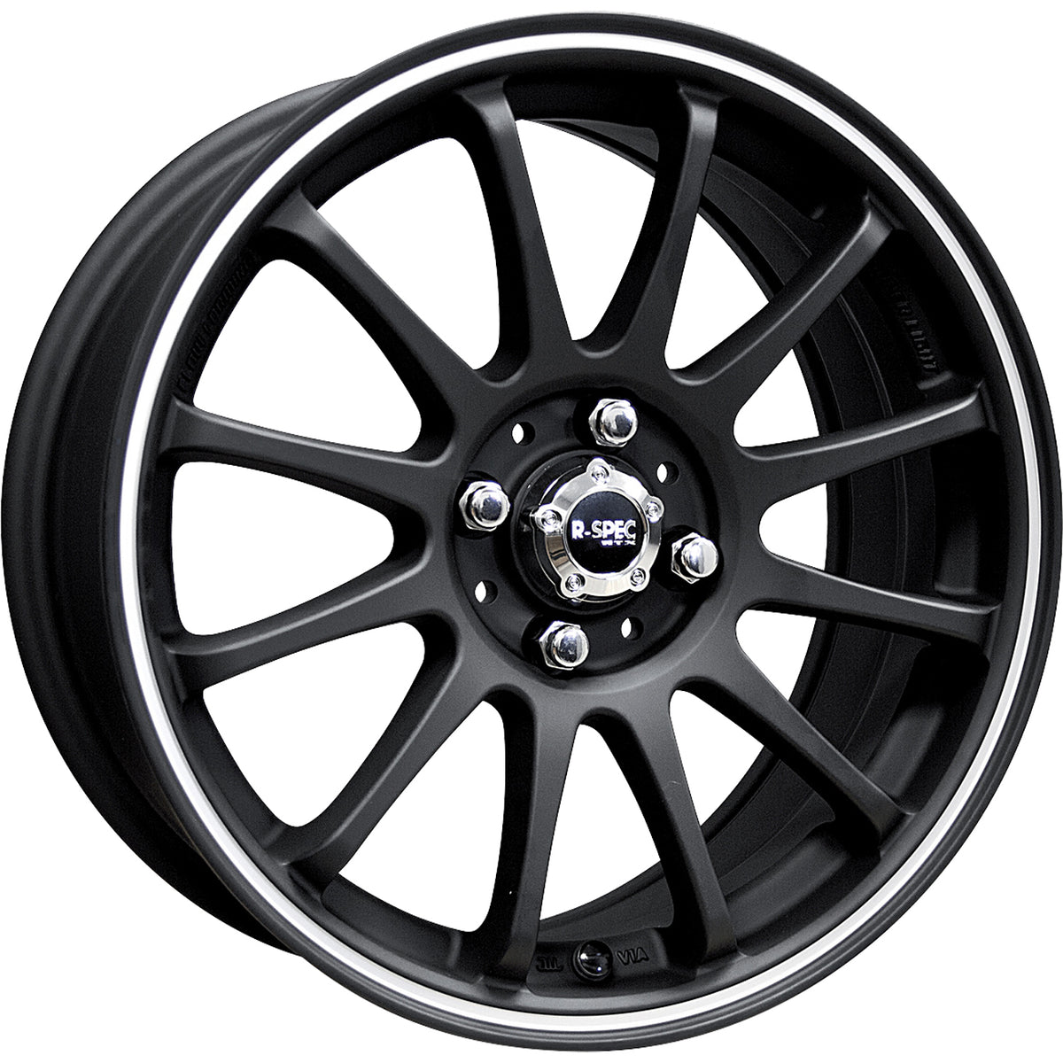RTX R-Spec Halo Black Machined Wheel