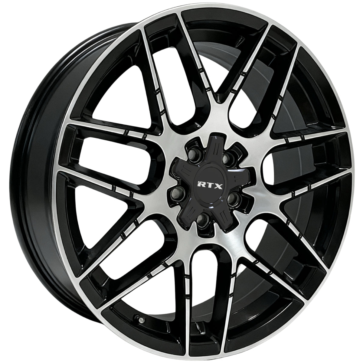 RTX Skyline Black Machined Wheel