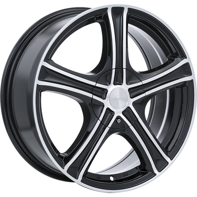 RTX Stratus Black Machined Wheel
