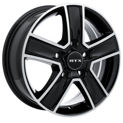 RTX Transit Black Machined Wheel