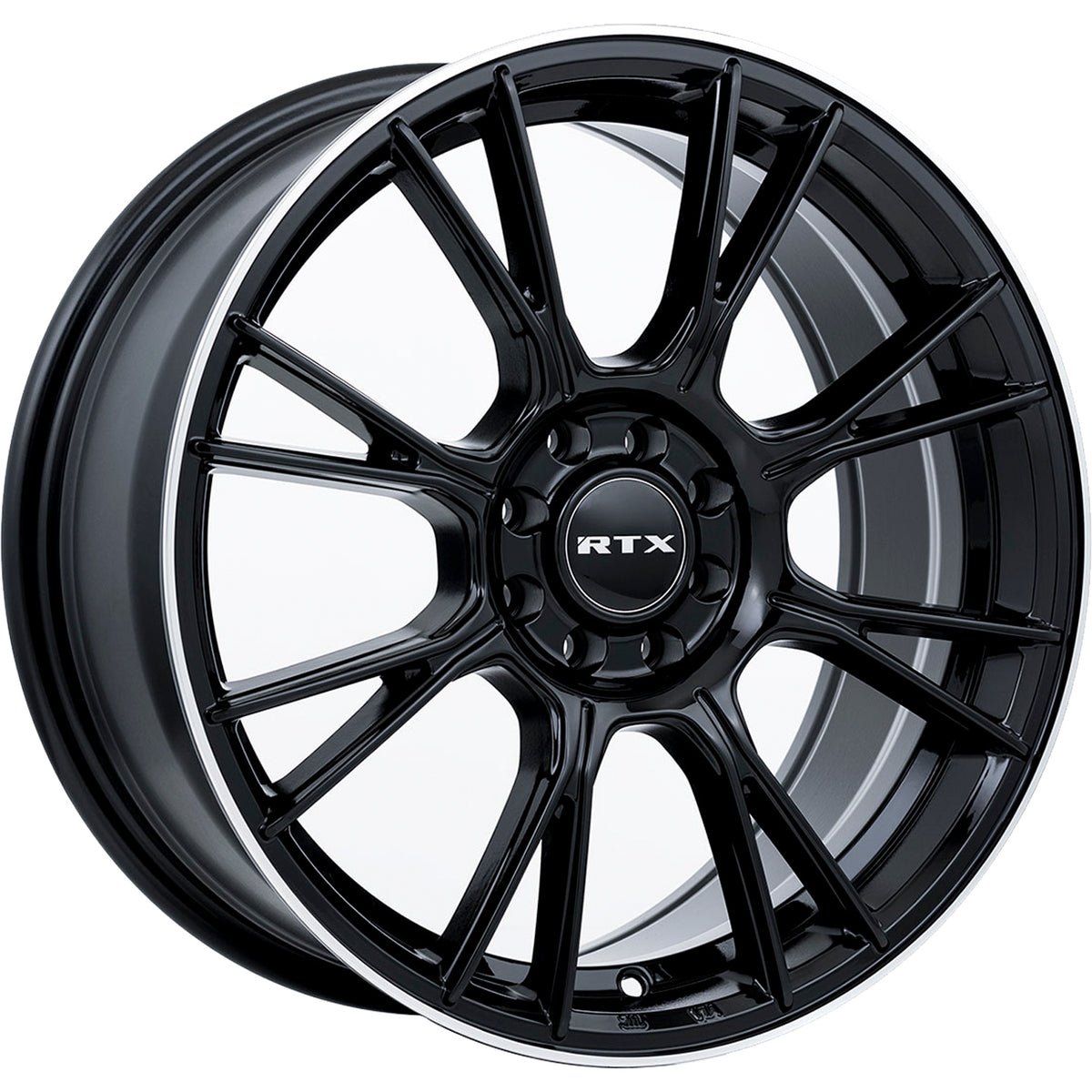 RTX Vapor Black Machined Wheel