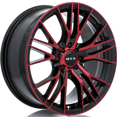 RTX Vertex Black Red Machined Wheel