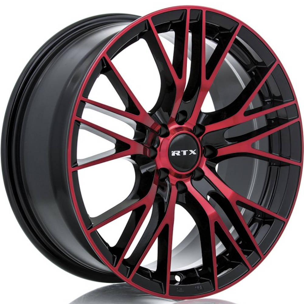 RTX Vertex Black Red Machined Wheel
