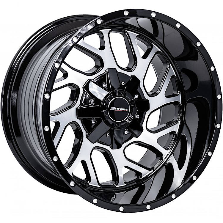 Savage Offroad SA01 Black Machined Wheel