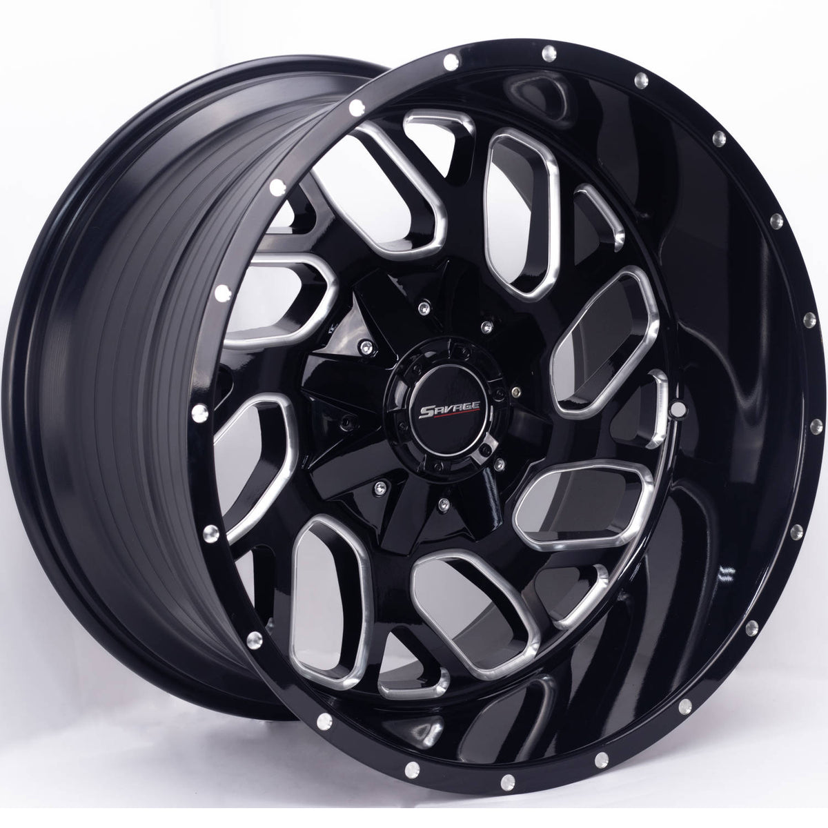 Savage Offroad SA01 Black Milled Wheel