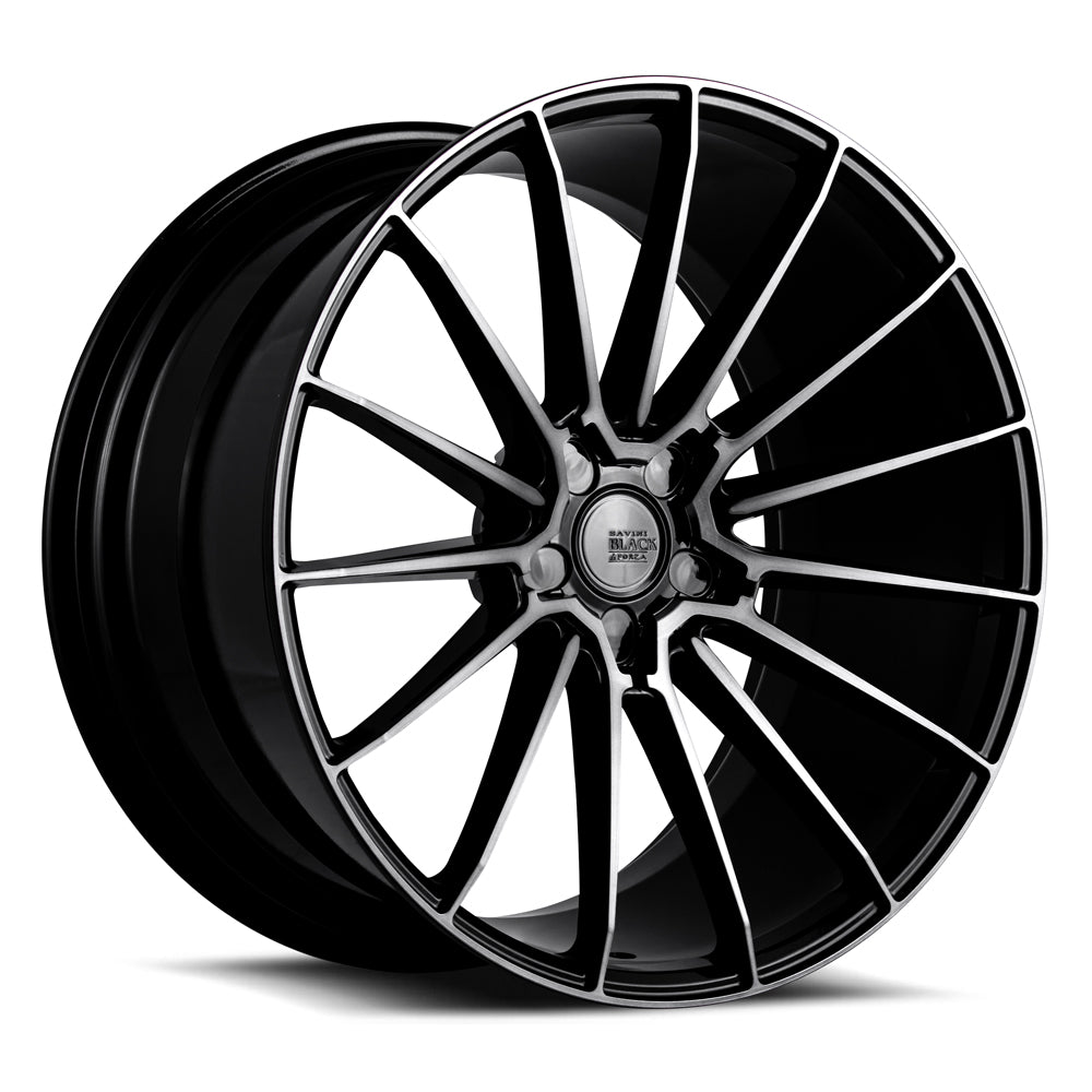 Savini BM16 Black Machined Wheel