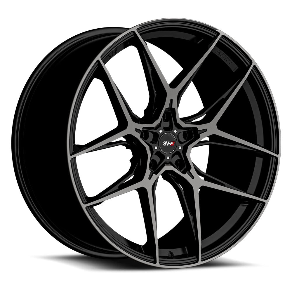 Savini SV-F5 Black Machined Wheel