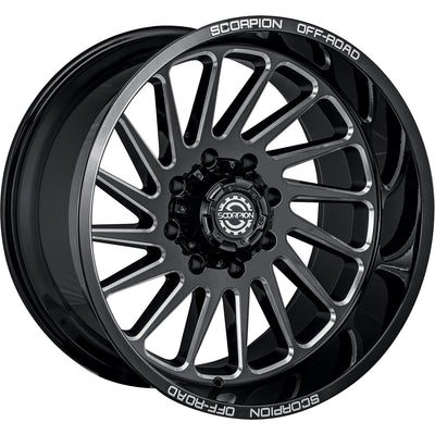 Scorpion Saw Black Milled Wheel