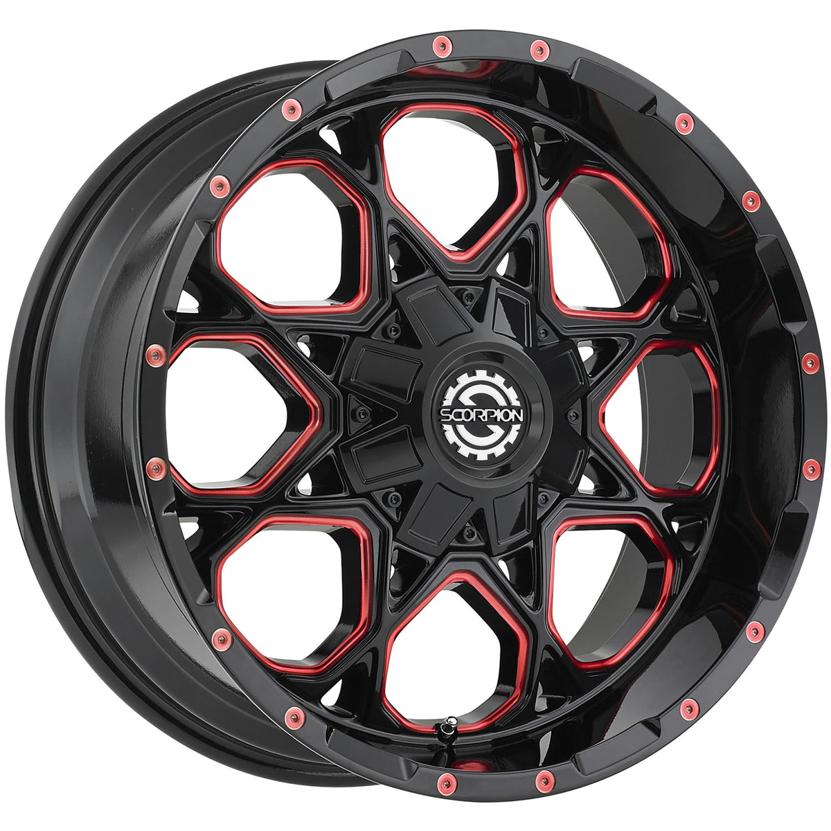 Scorpion SC10 Black Milled Wheel
